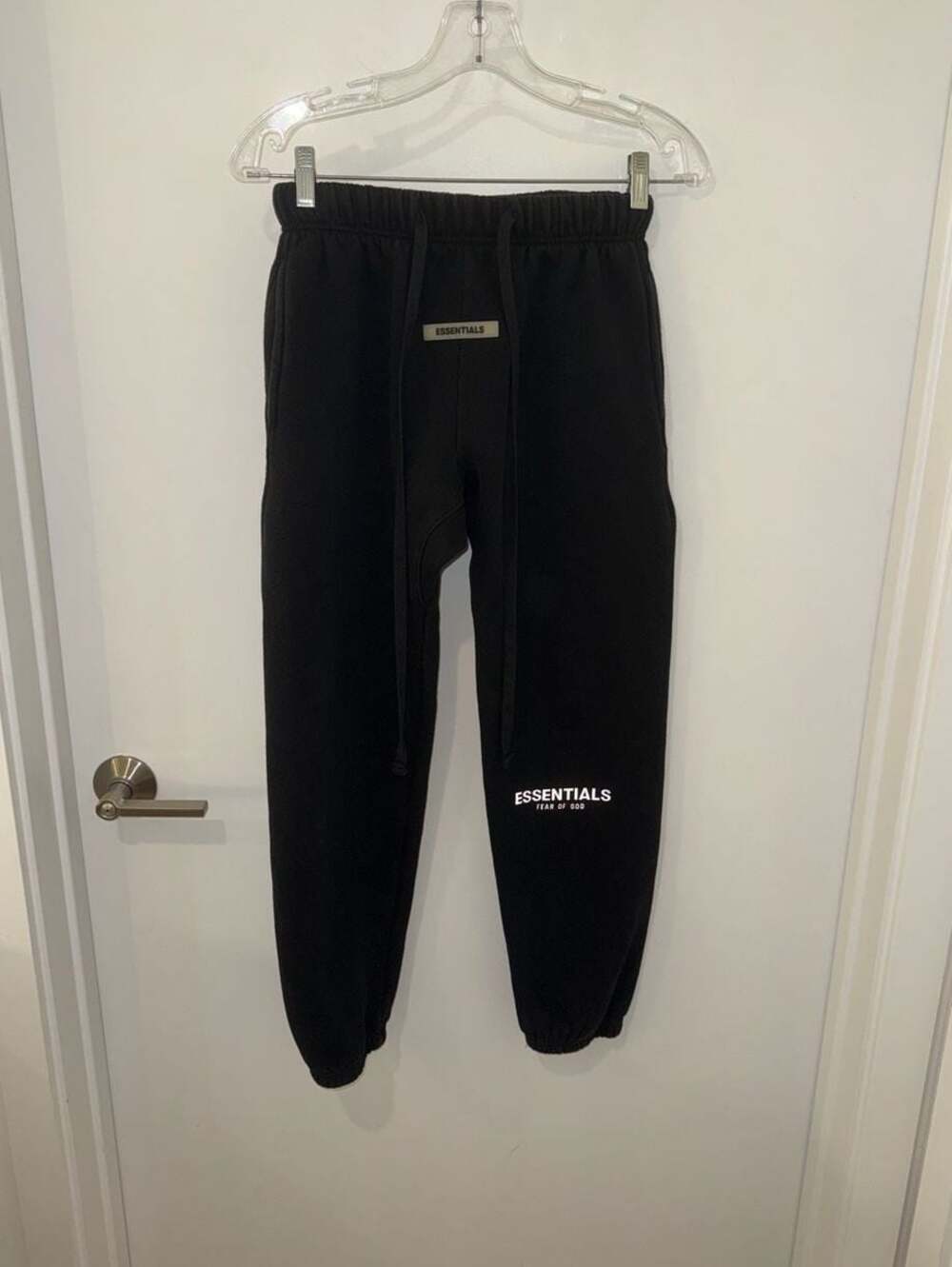 Fear of God Essentials Women’s Fleece Sweatpants in Black Sz S - Picture 1 of 7